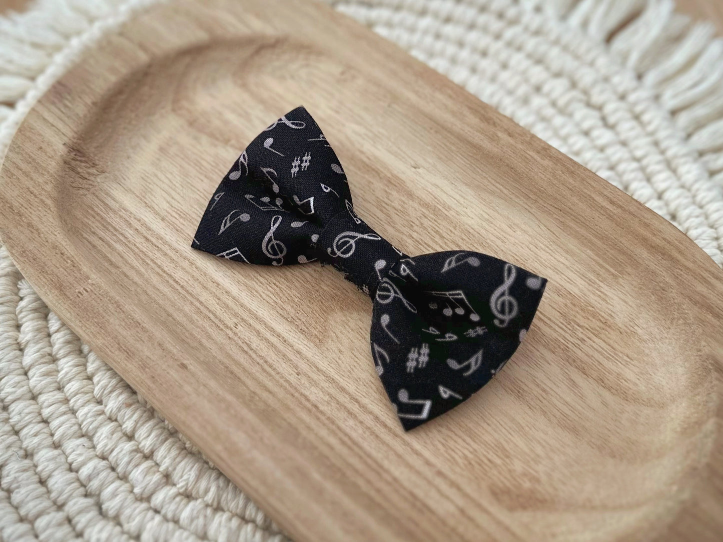 Black Music Bow Tie