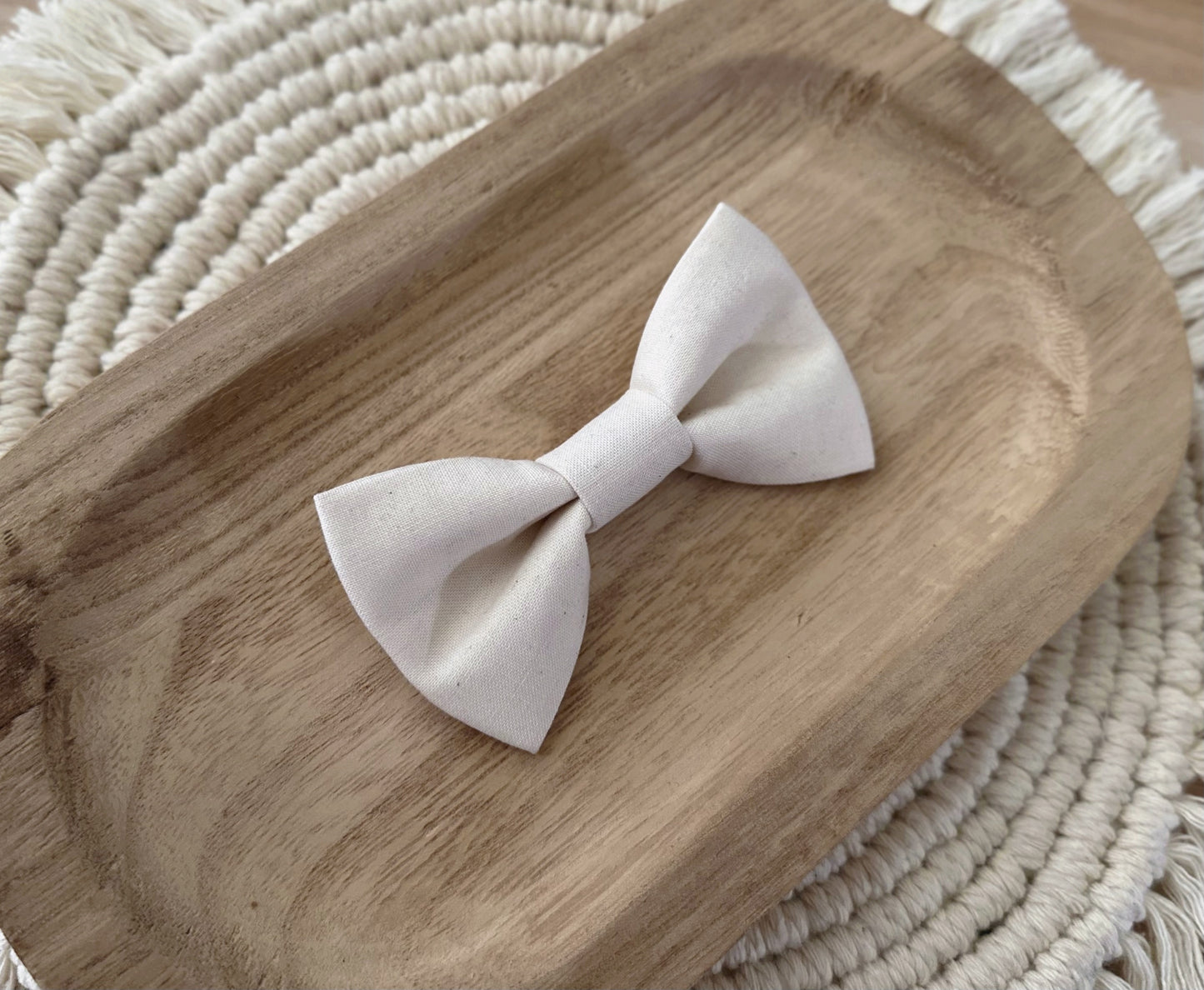 Oatmeal Bow Tie
