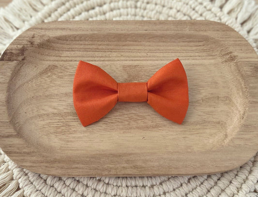 Dark Orange Bow Tie