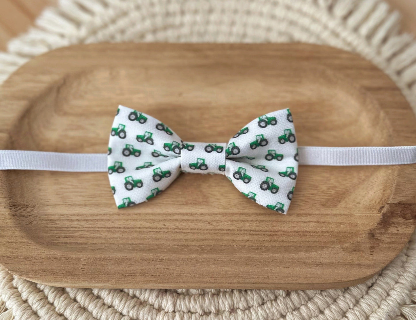 Green Tractors Bow Tie
