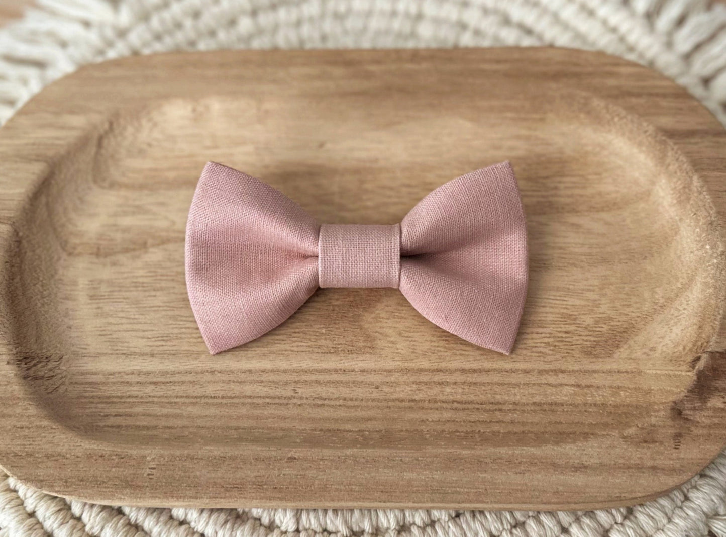 Dusty Pink Bow Tie