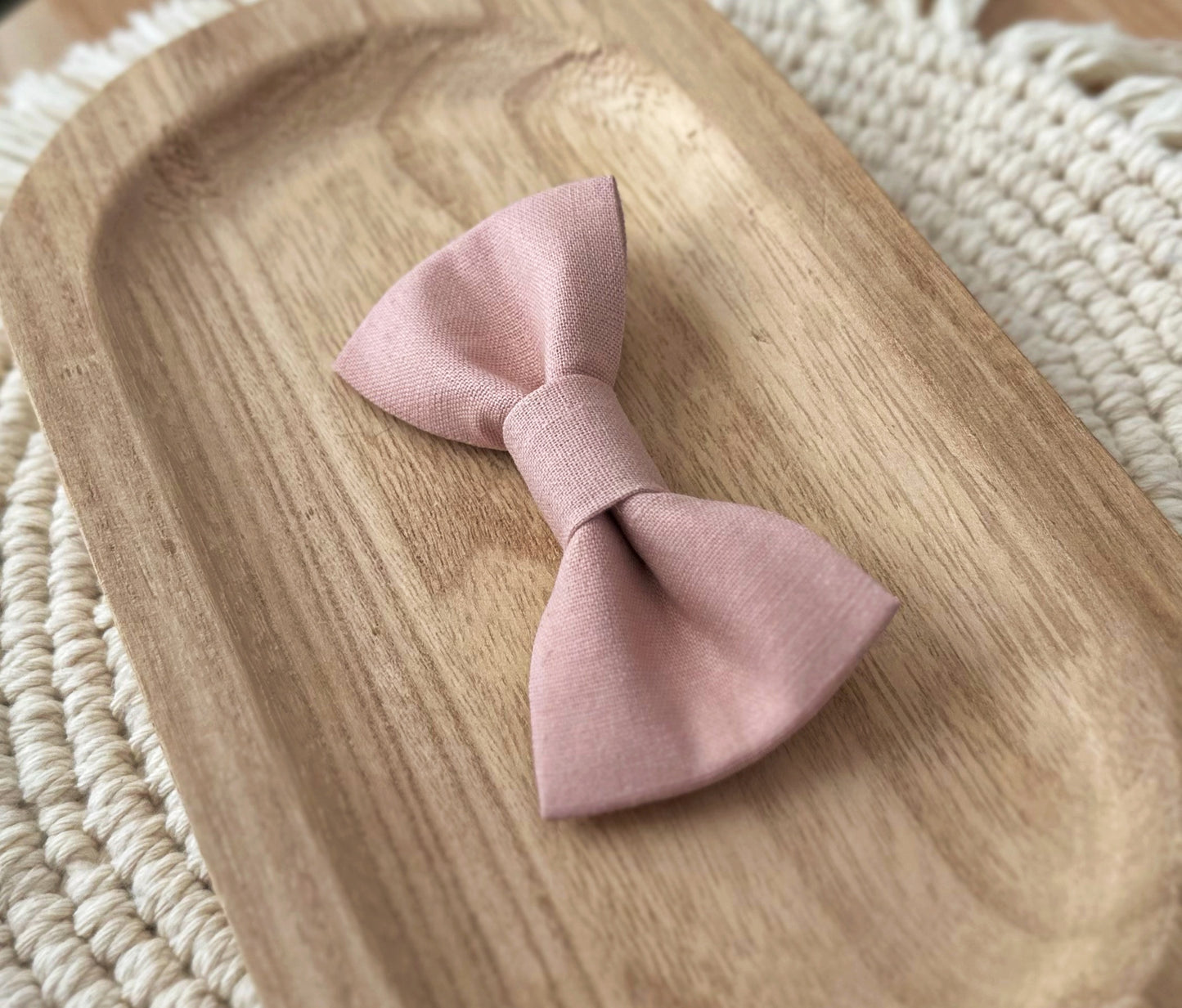 Dusty Pink Bow Tie