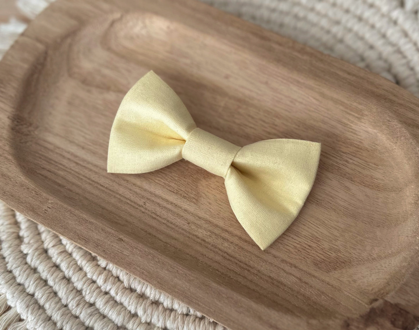 Light Yellow Bow Tie