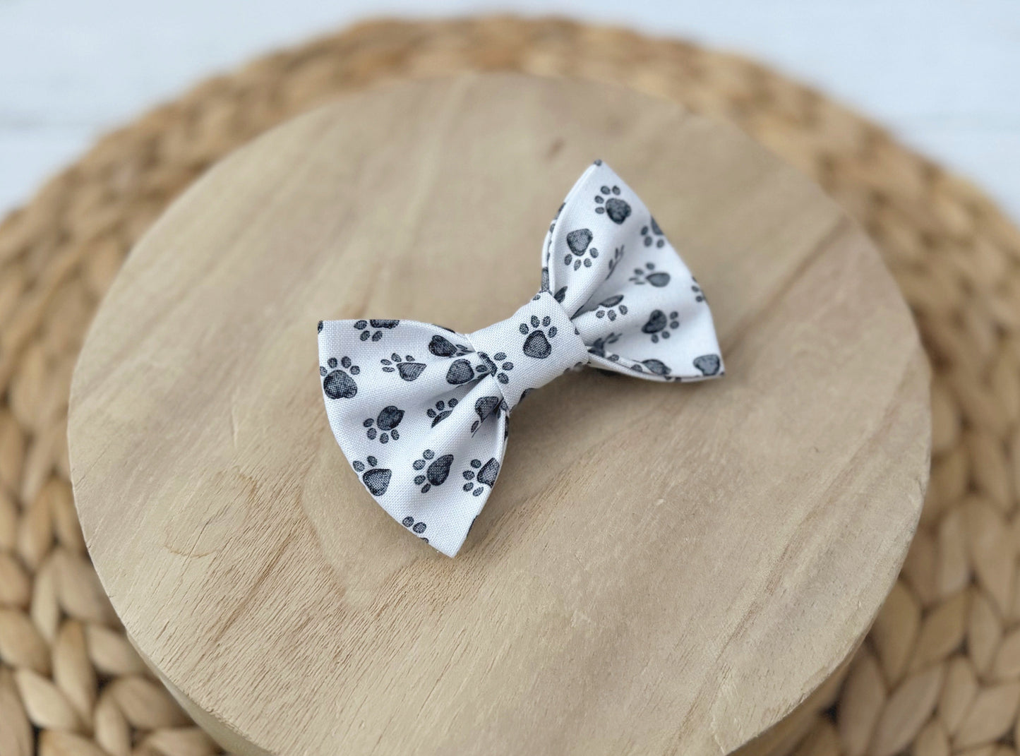 Paw Print Pet Bow Tie