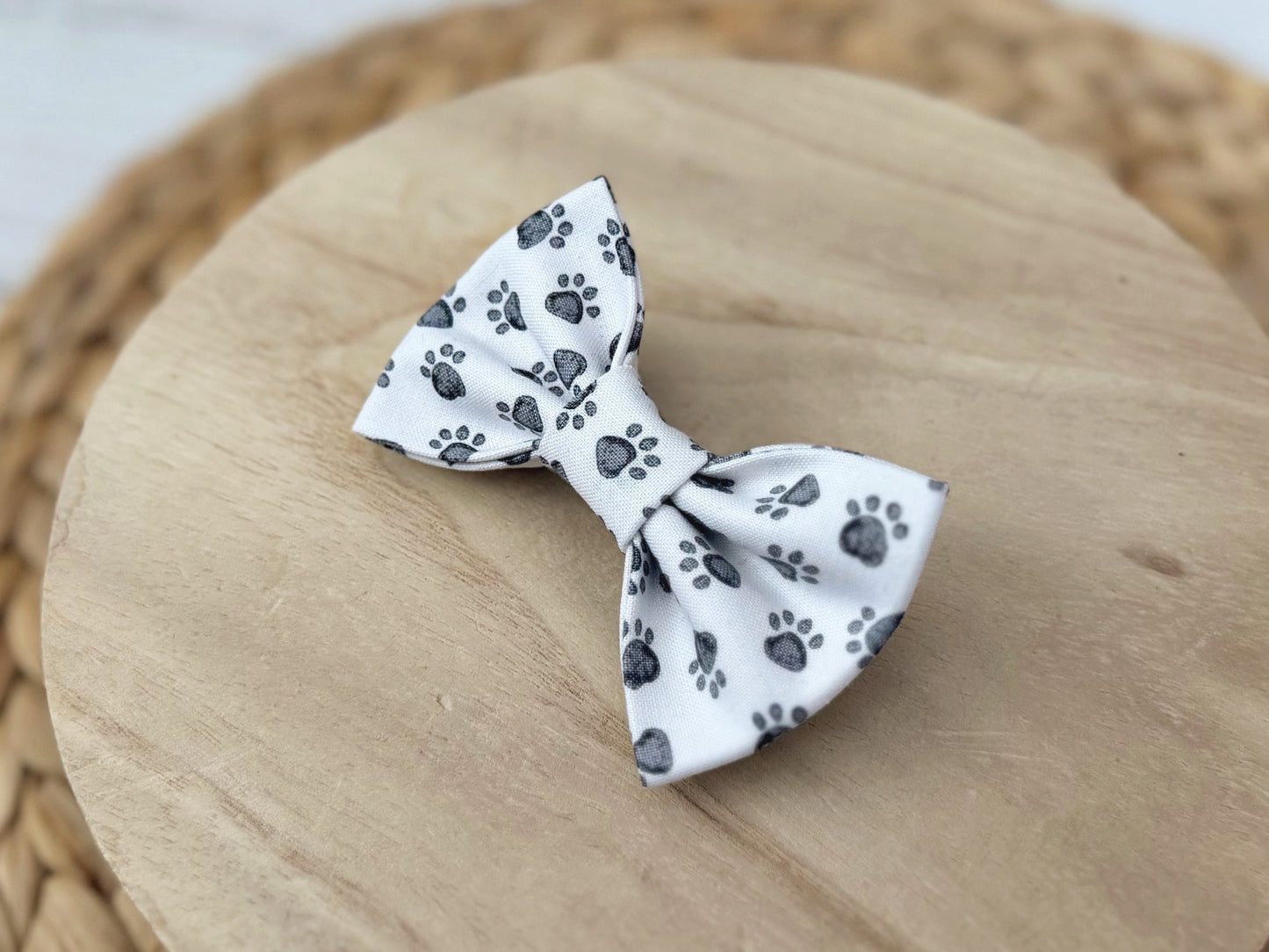 Paw Print Pet Bow Tie