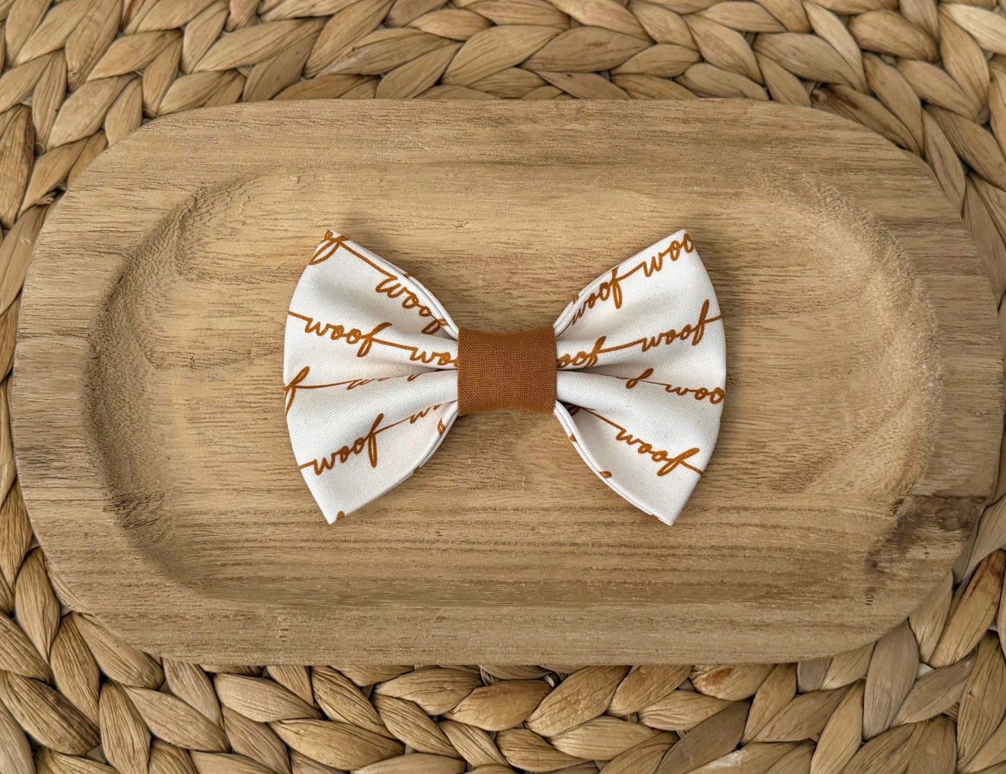 Woof Print Pet Bow Tie