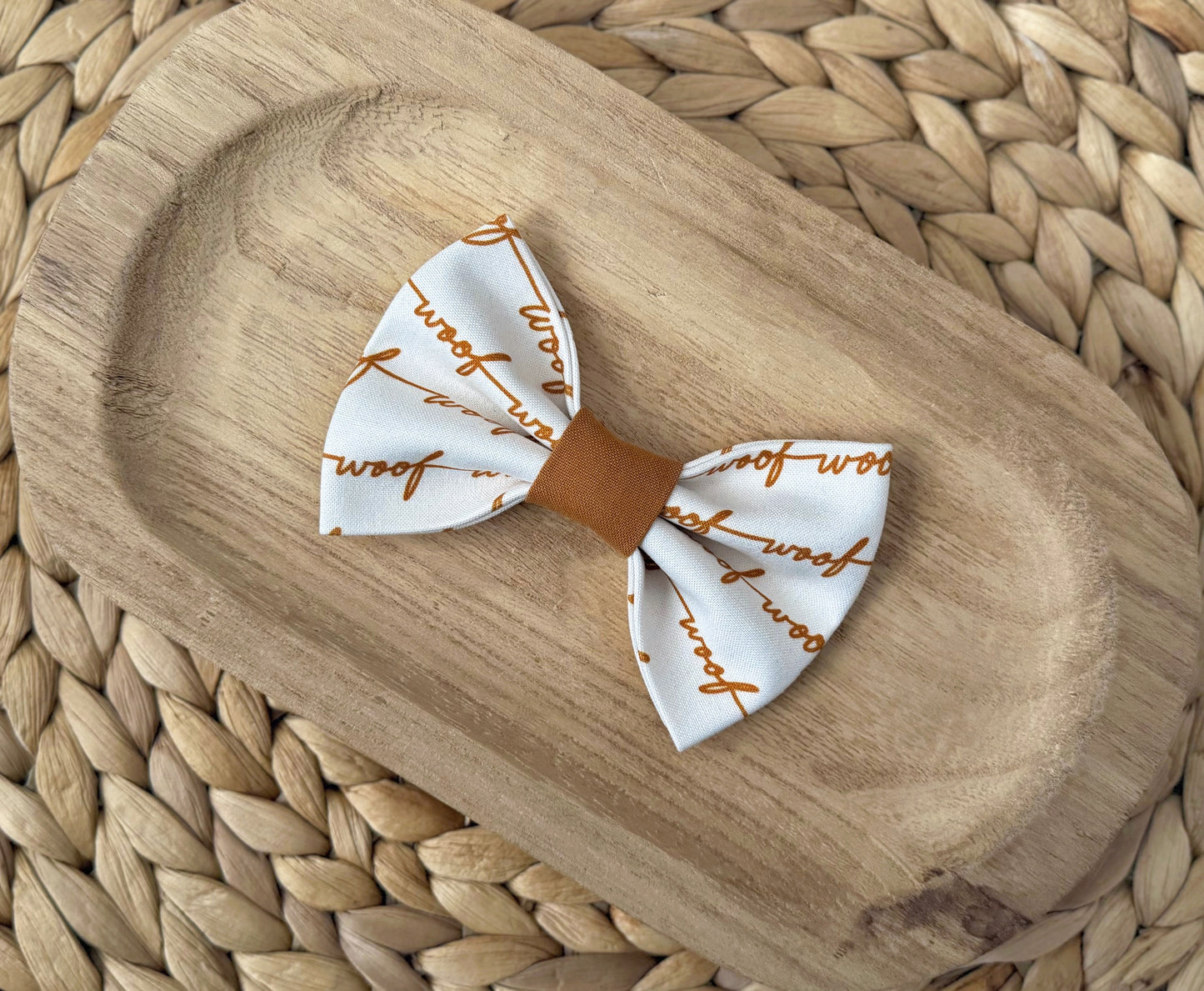 Woof Print Pet Bow Tie