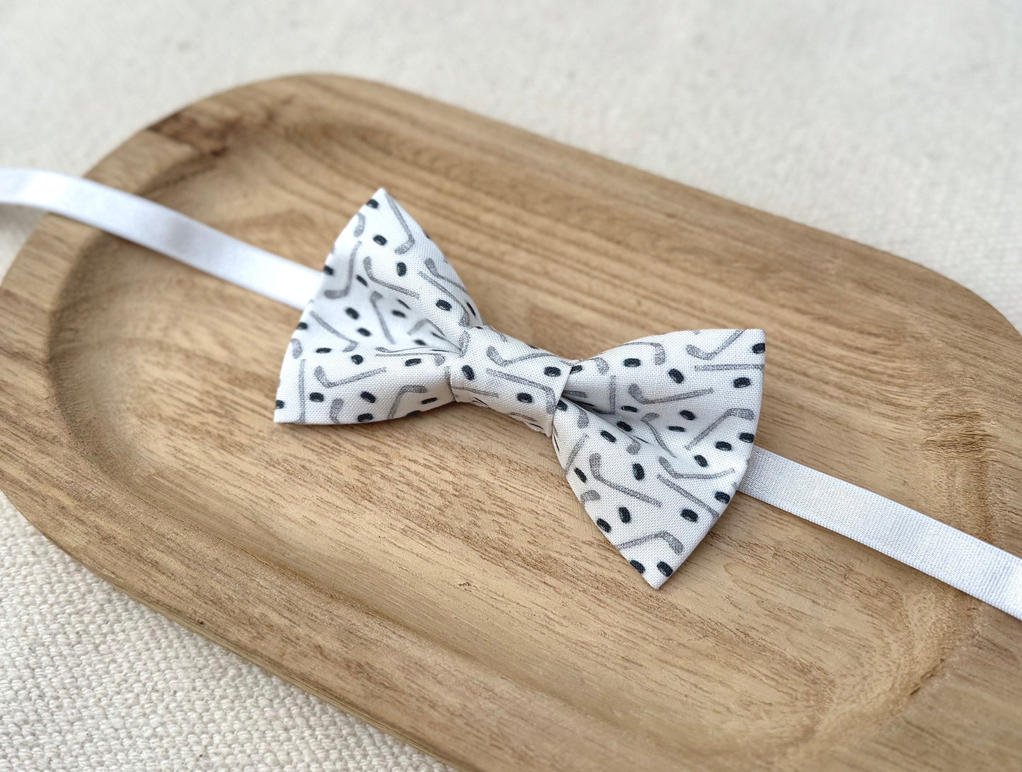Hockey Sticks Bow Tie