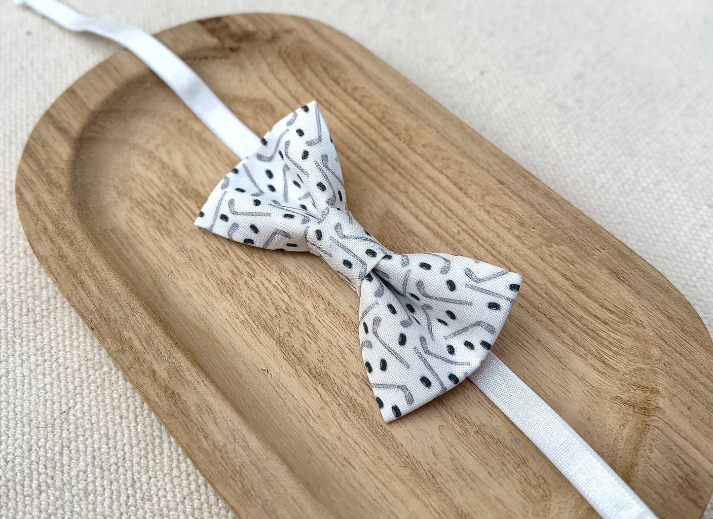 Hockey Sticks Bow Tie