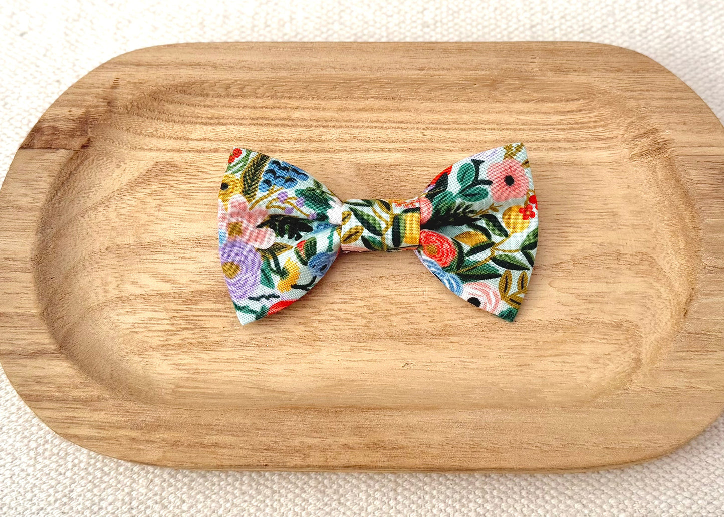Boho Floral Bow Tie