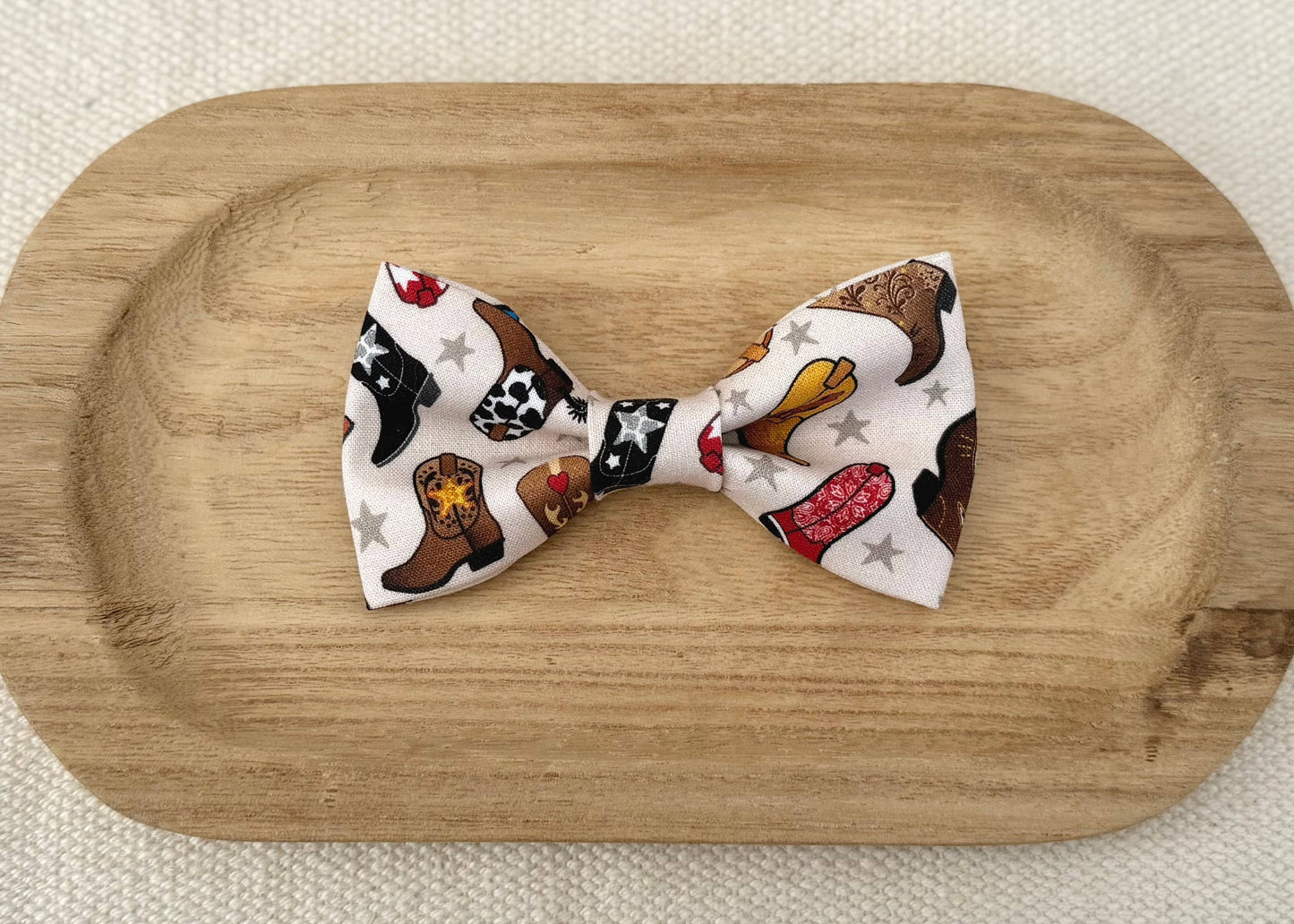 Cowboy Boots Bow Tie