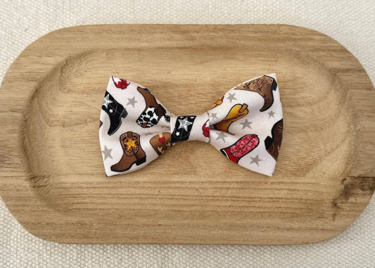 Cowboy Boots Bow Tie