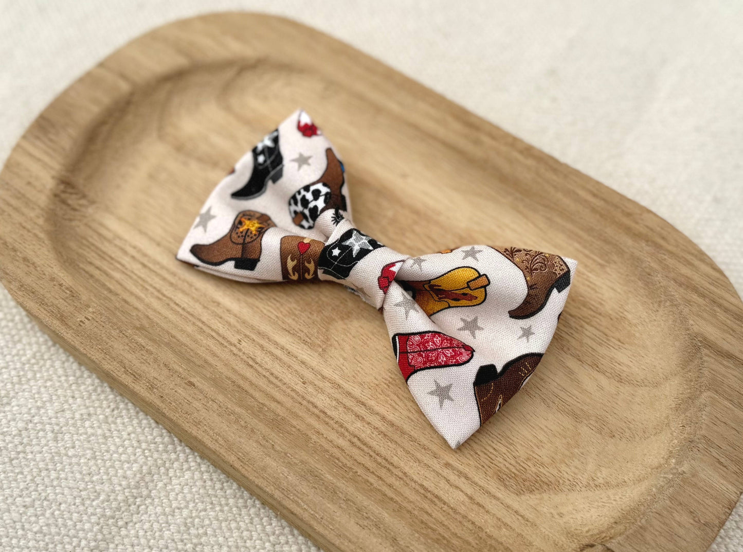 Cowboy Boots Bow Tie