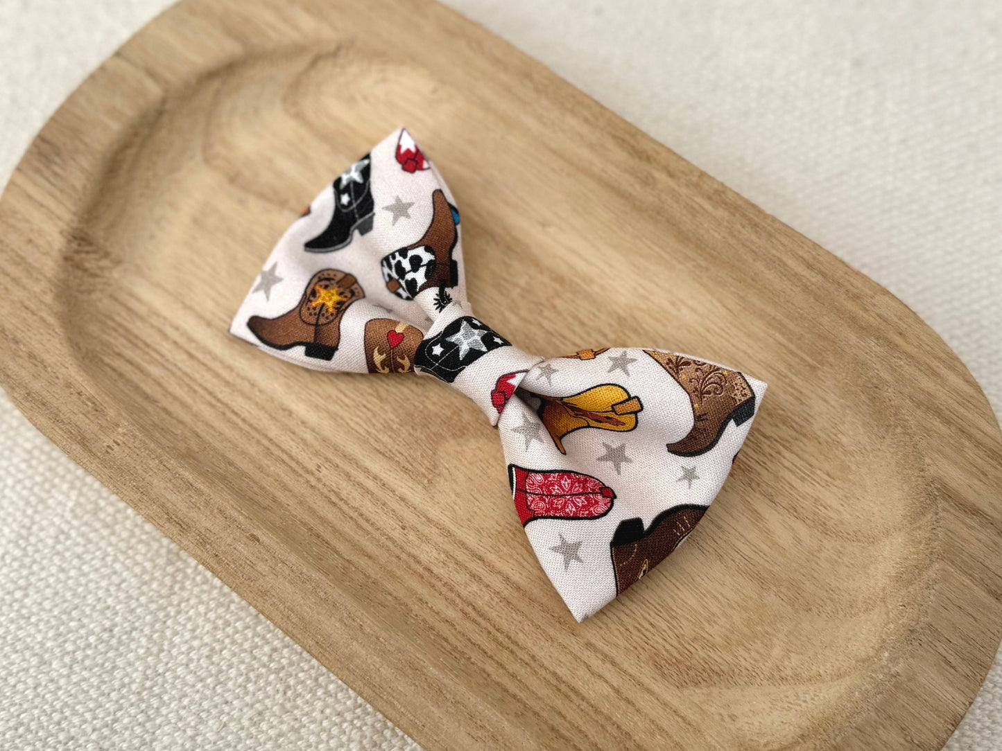Cowboy Boots Bow Tie