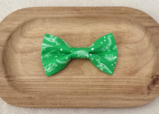 Green Dinosaur Bow Tie