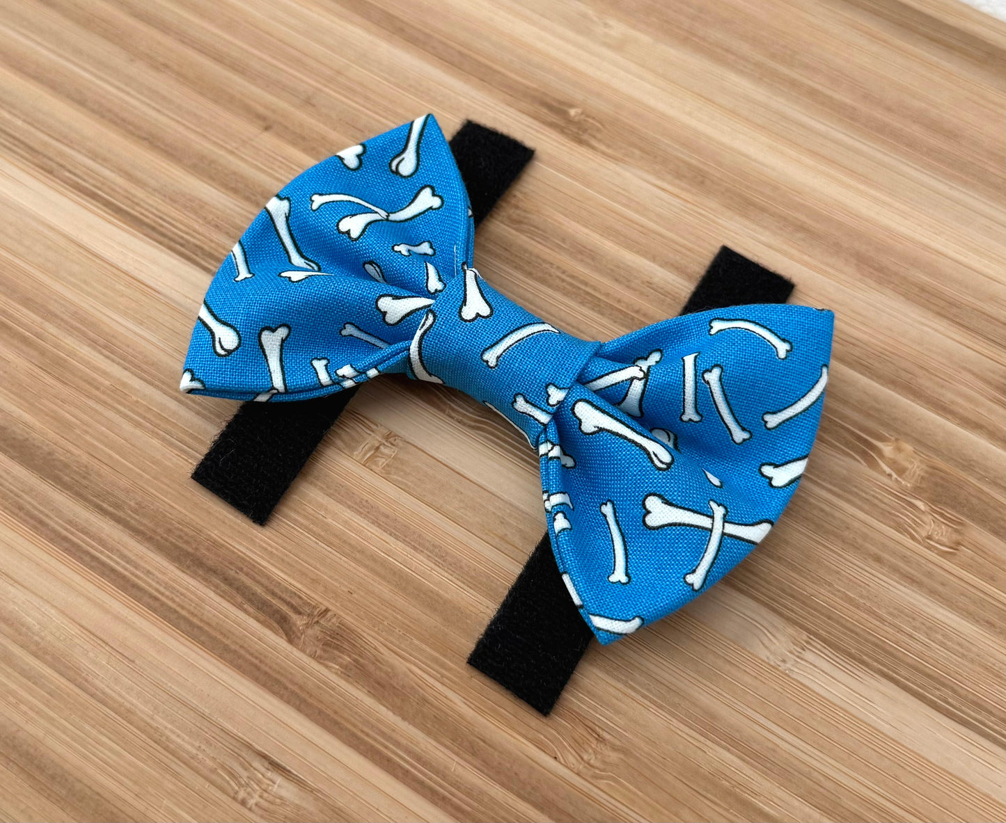 Blue Dog Bones Pet Bow Tie