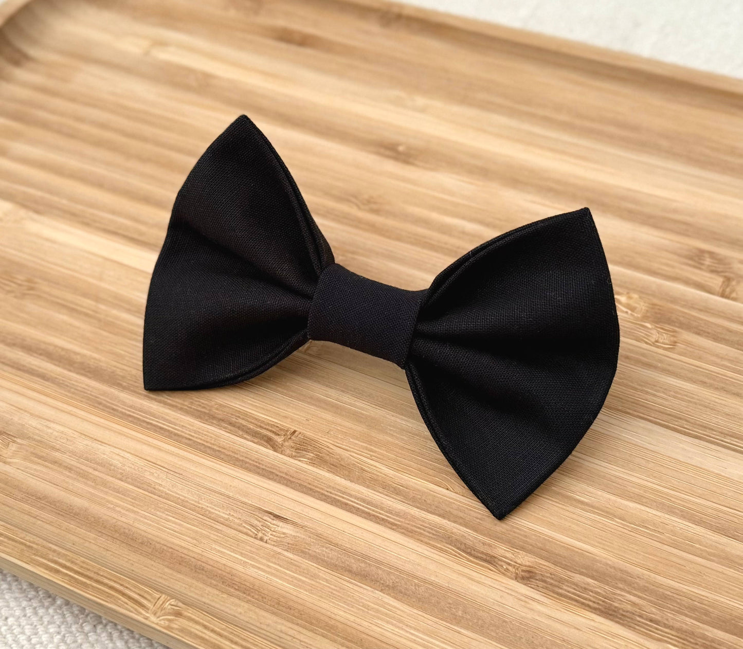 Black Pet Bow Tie
