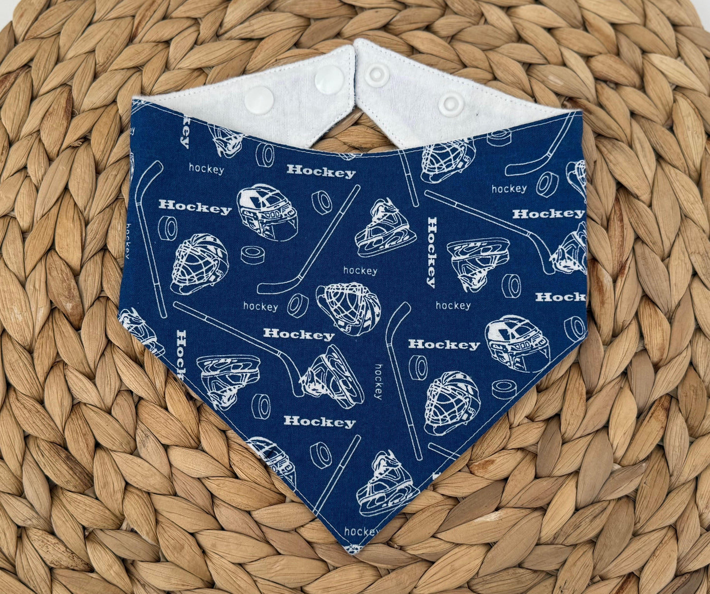 Hockey Baby Bib