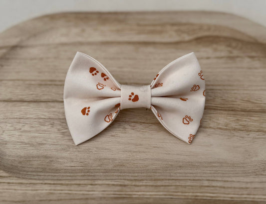 Paw Print Pet Bow Tie