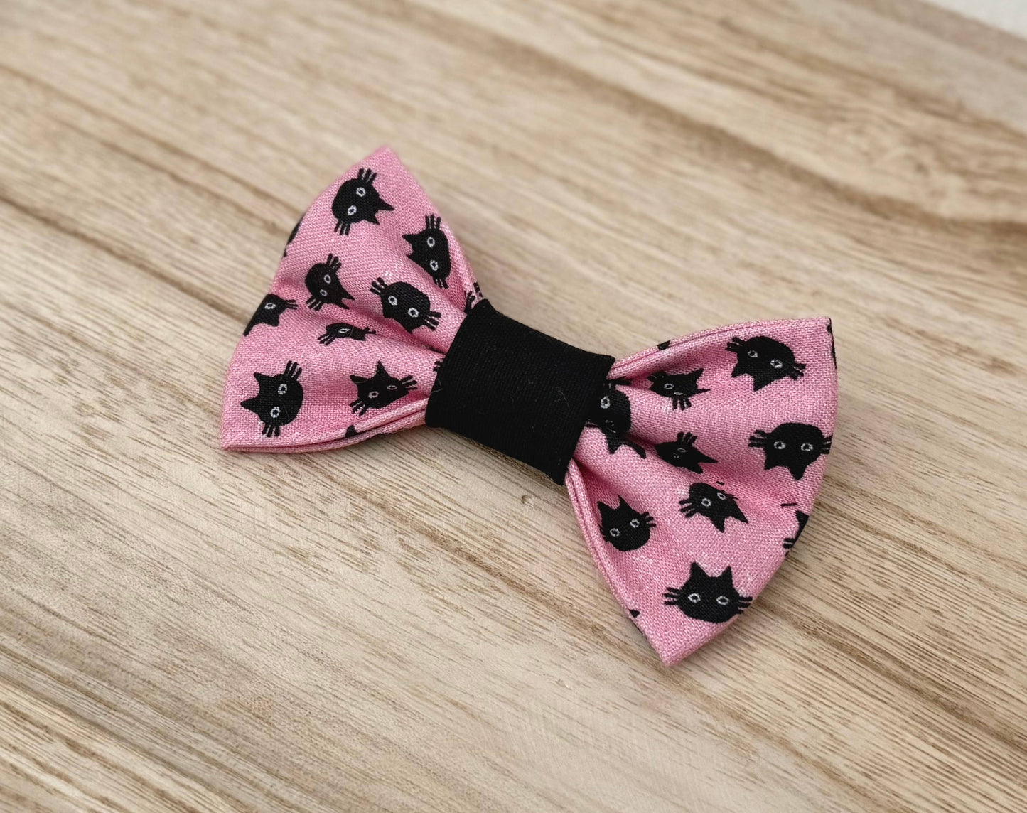 Cat Face Print Pet Bow Tie