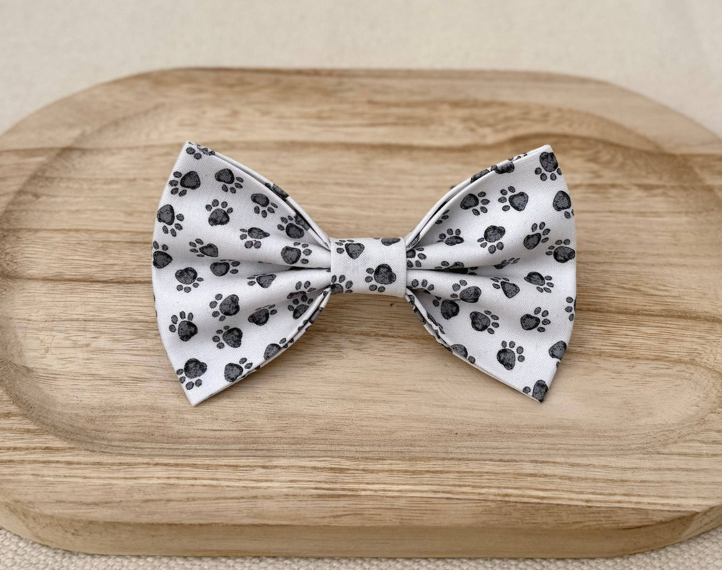 Paw Print Pet Bow Tie