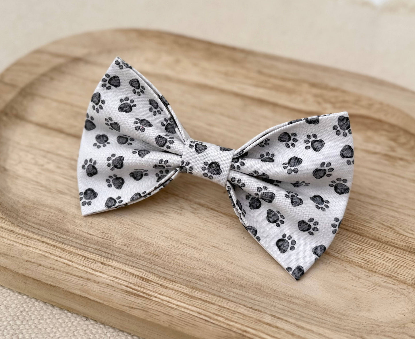 Paw Print Pet Bow Tie