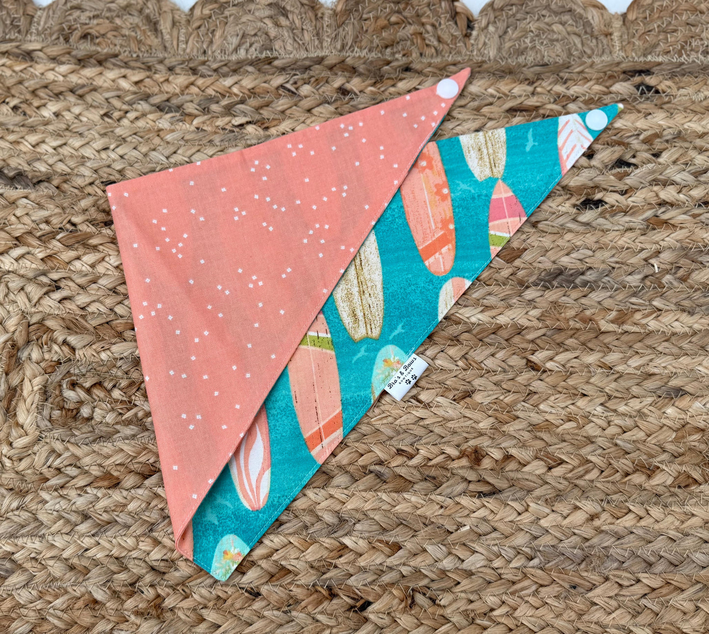 Summer Surf Board Pet Bandana Bib