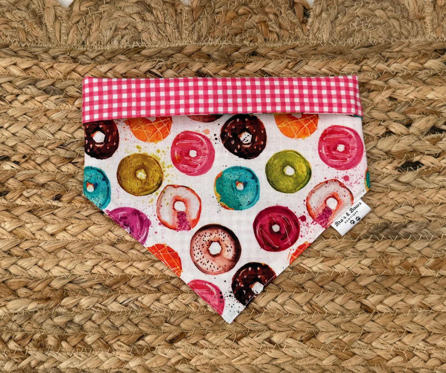 Donuts Pet Bandana Bib