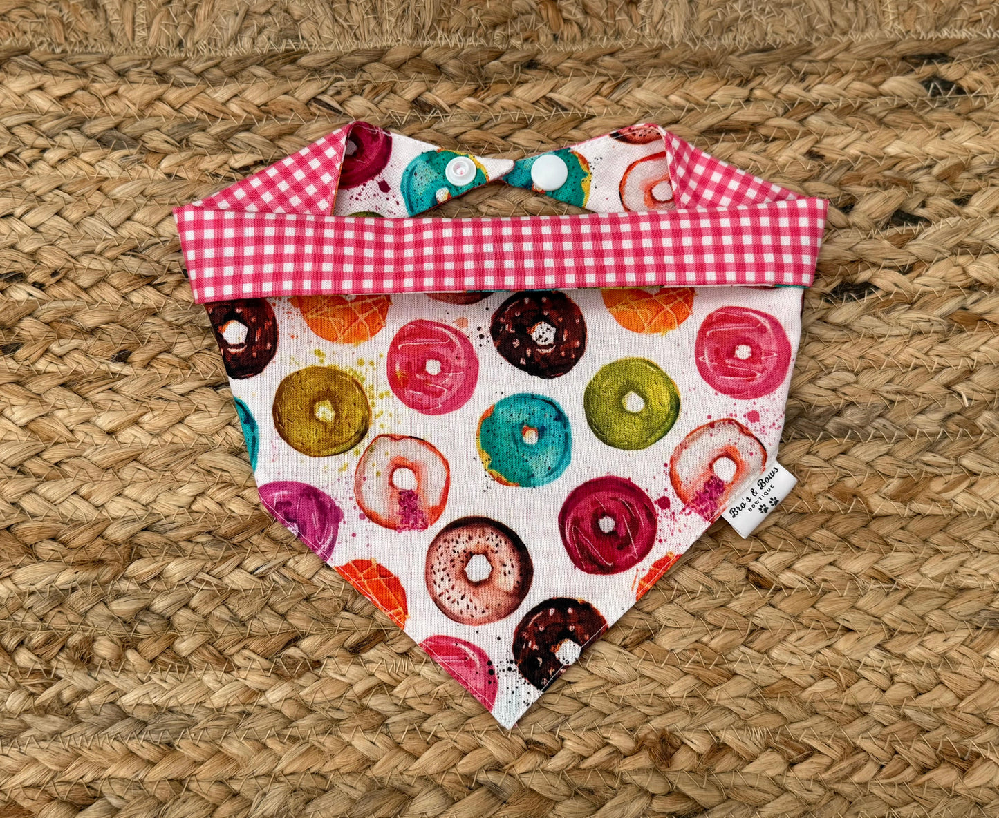 Donuts Pet Bandana Bib
