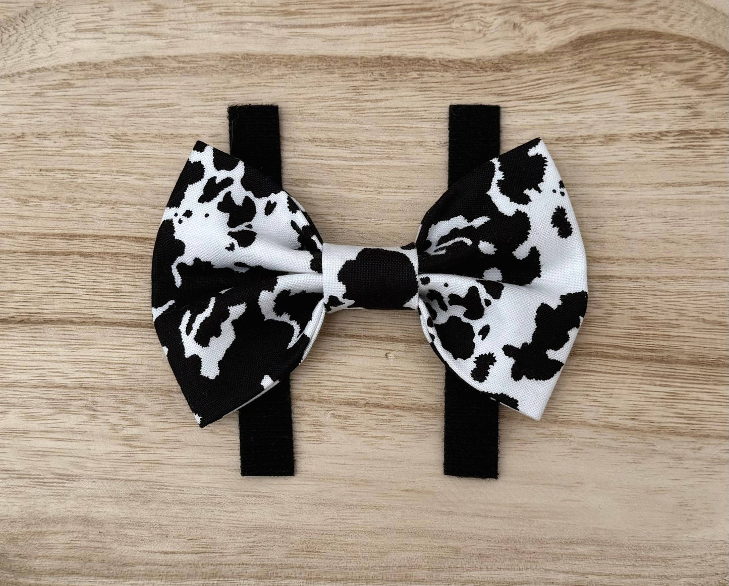 Cow Print Pet Bow Tie