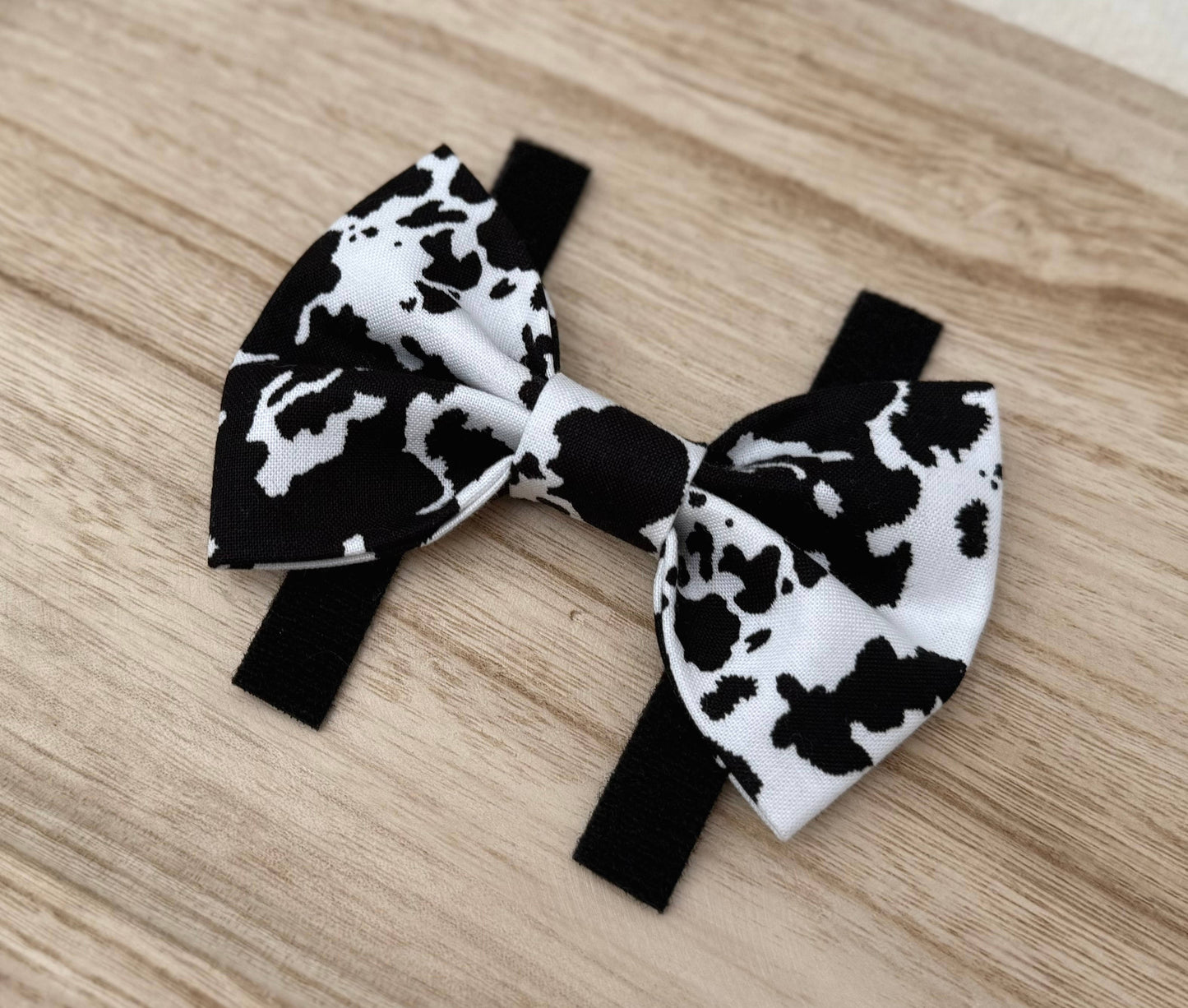 Cow Print Pet Bow Tie