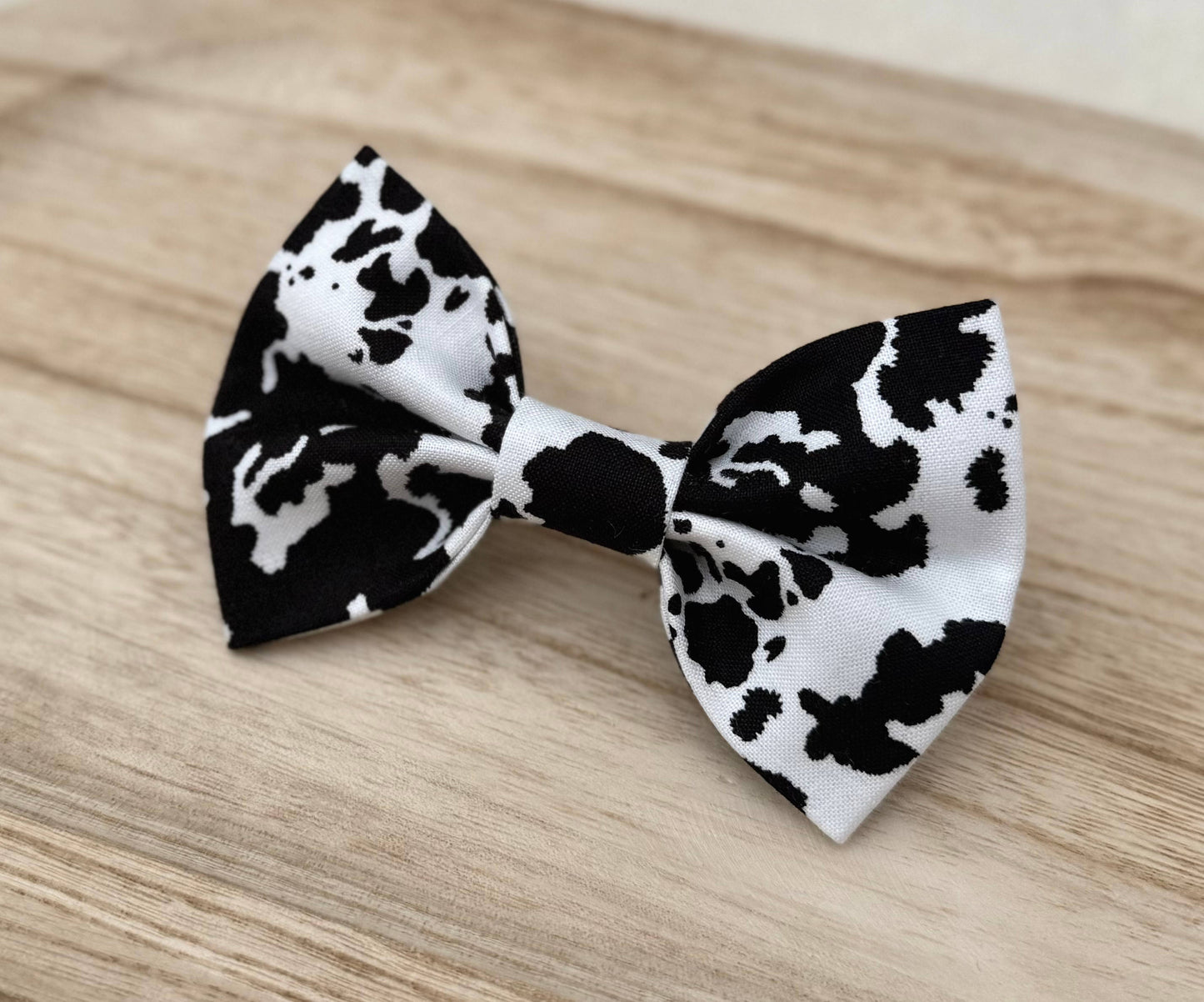 Cow Print Pet Bow Tie