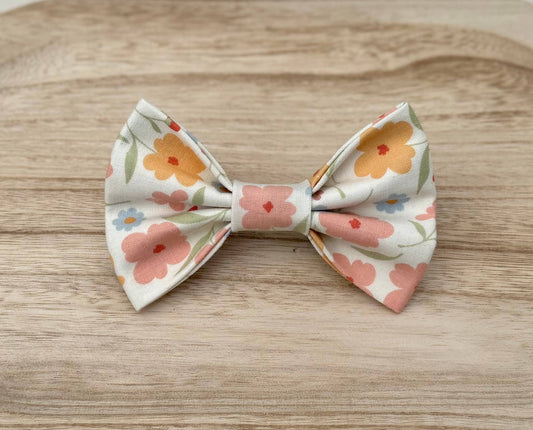 Floral Pet Bow Tie
