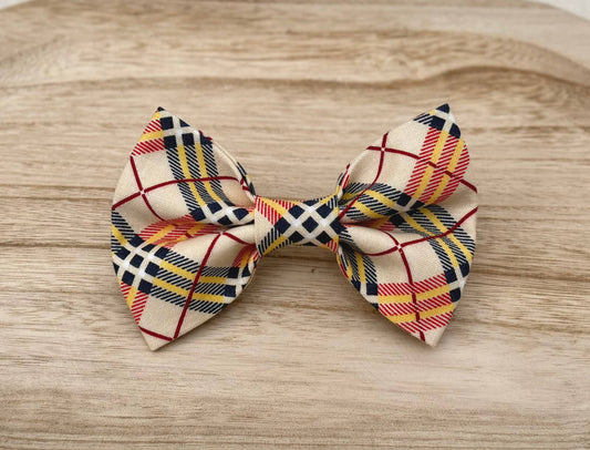 Plaid Pet Bow Tie