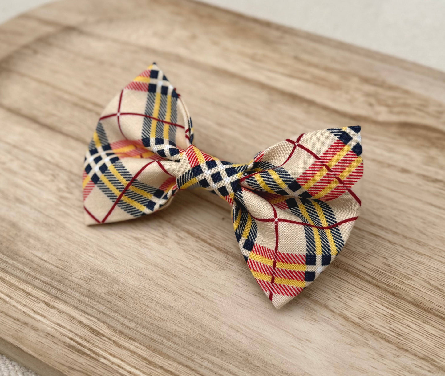Plaid Pet Bow Tie