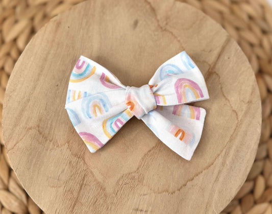 Rainbow Hair Bows