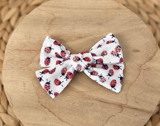 Lady Bugs Hair Bow