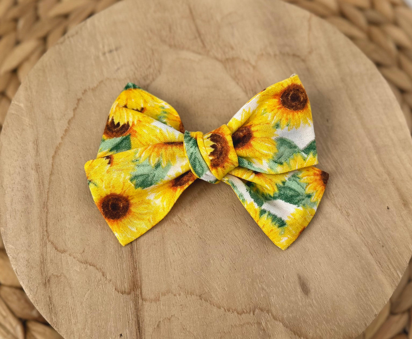 Sunflowers Hair Bow