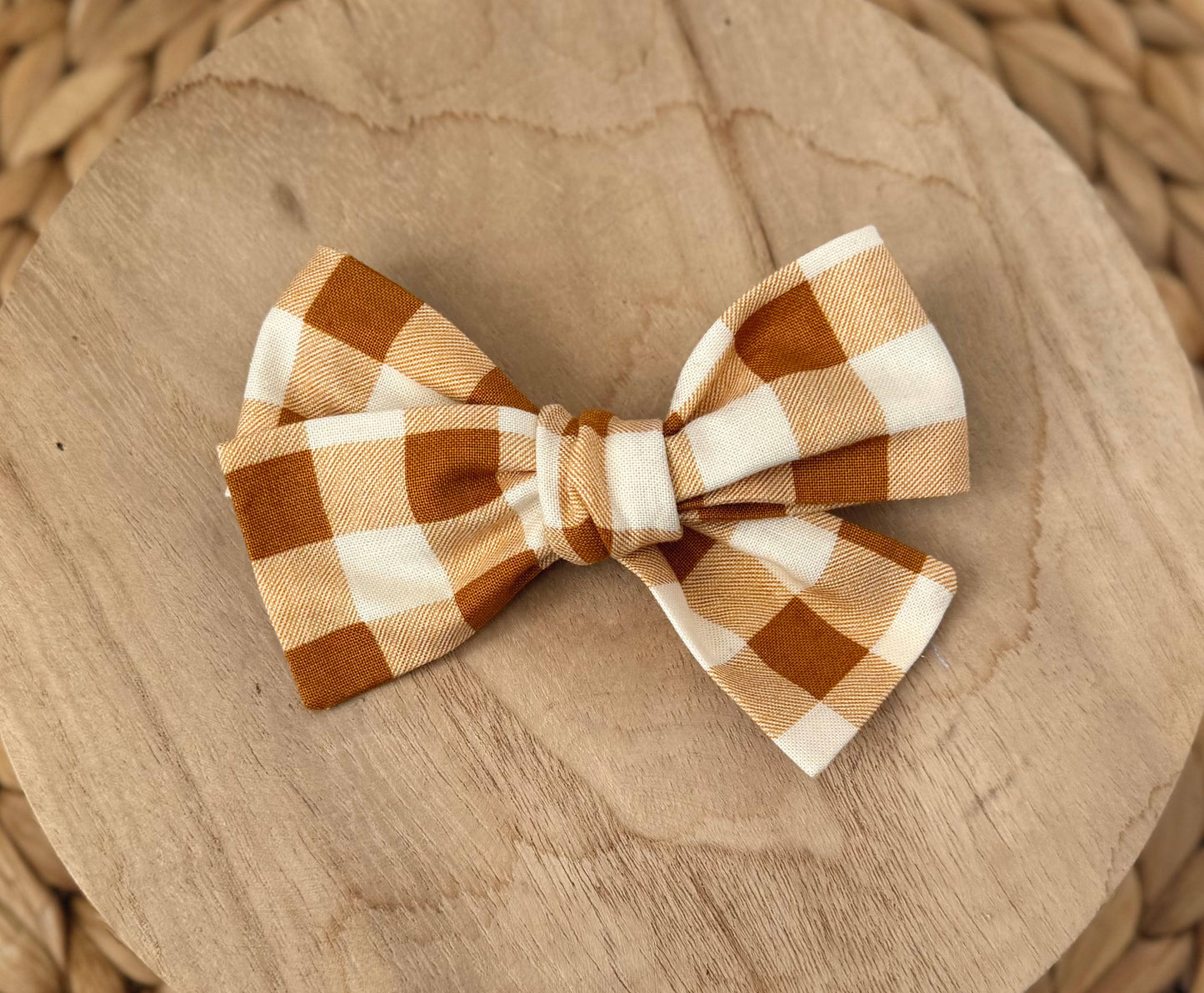 Plaid Hair Bow