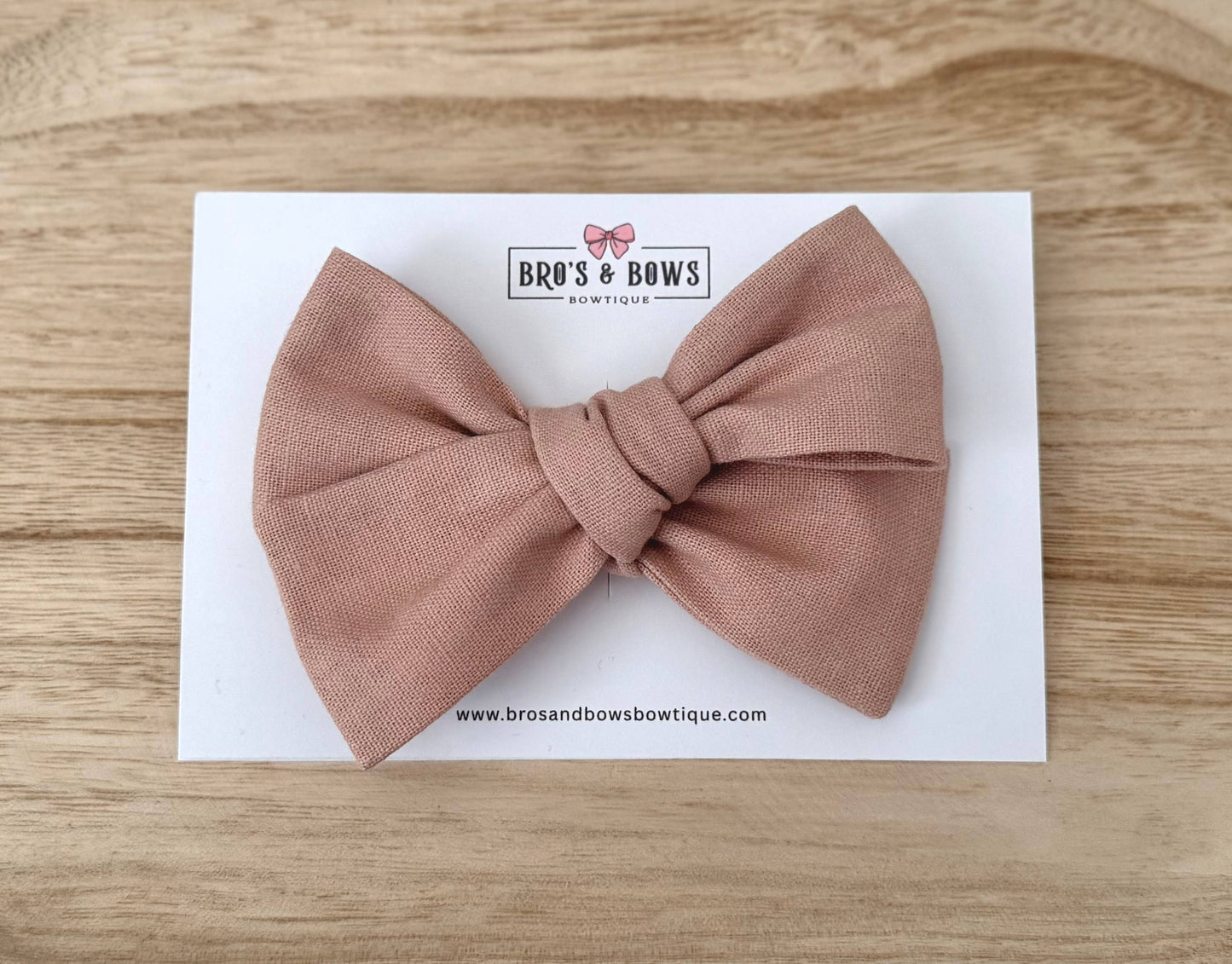 Pinkish Nude Hair Bow