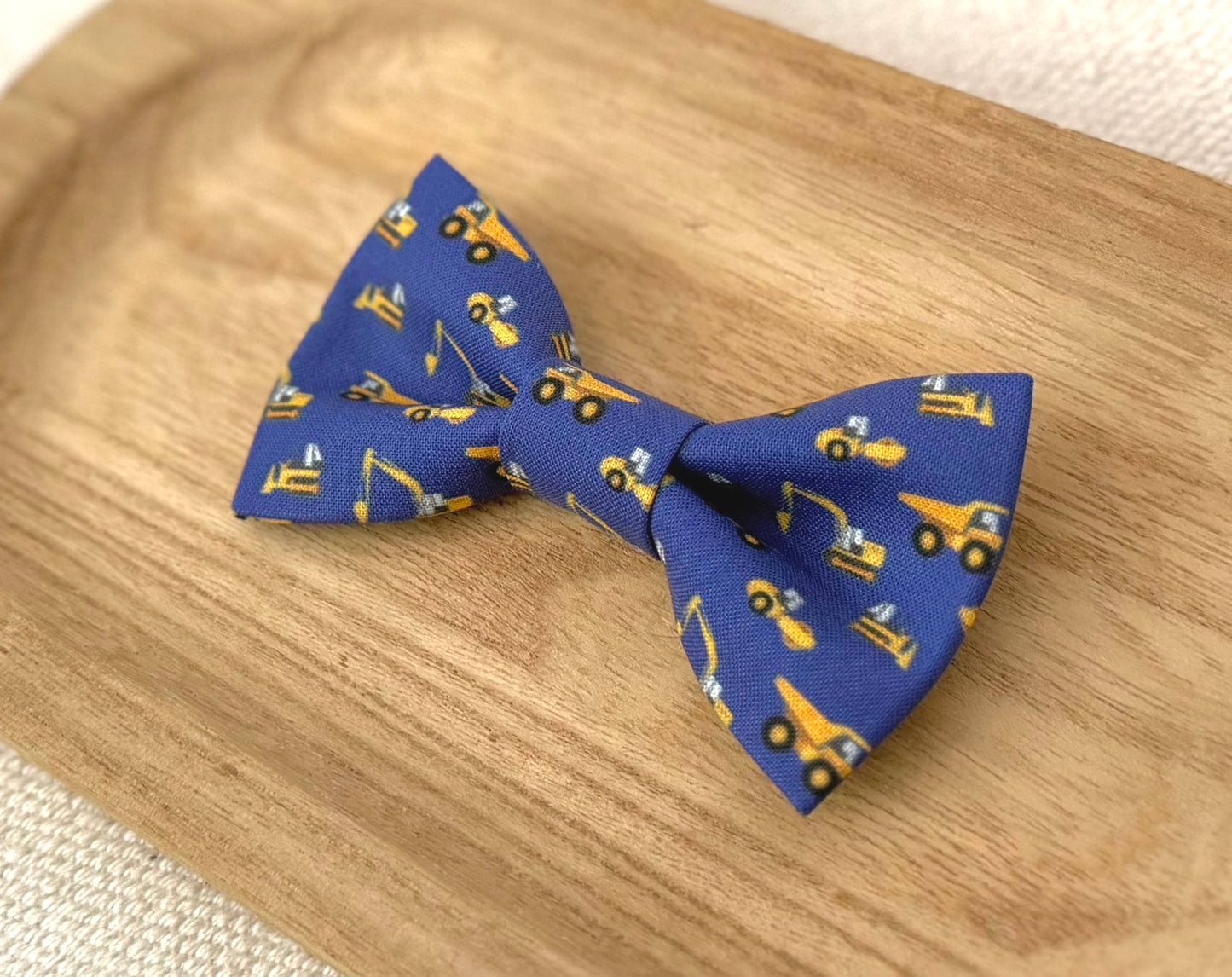 Construction Vehicles Bow Tie
