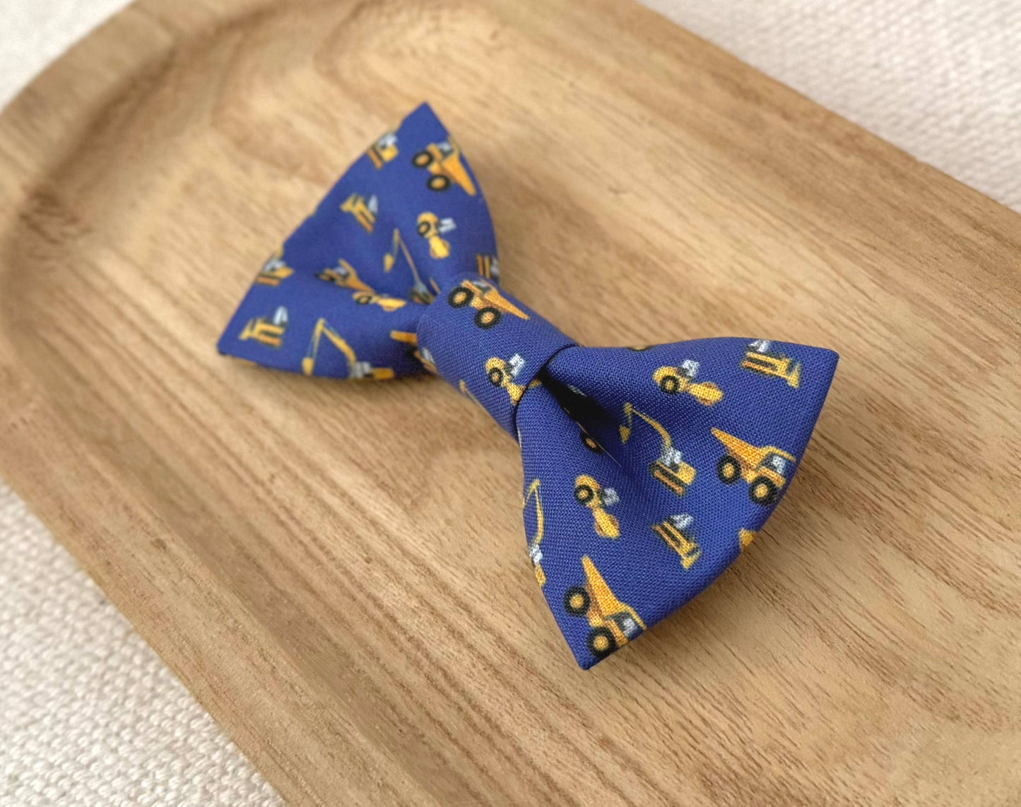 Construction Vehicles Bow Tie