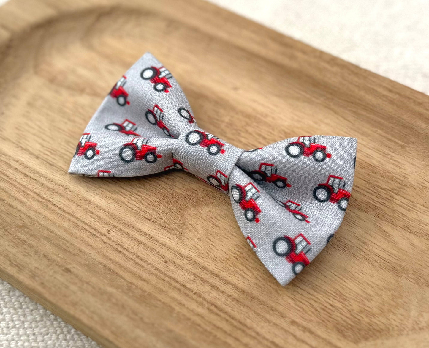Red Tractors Bow Tie