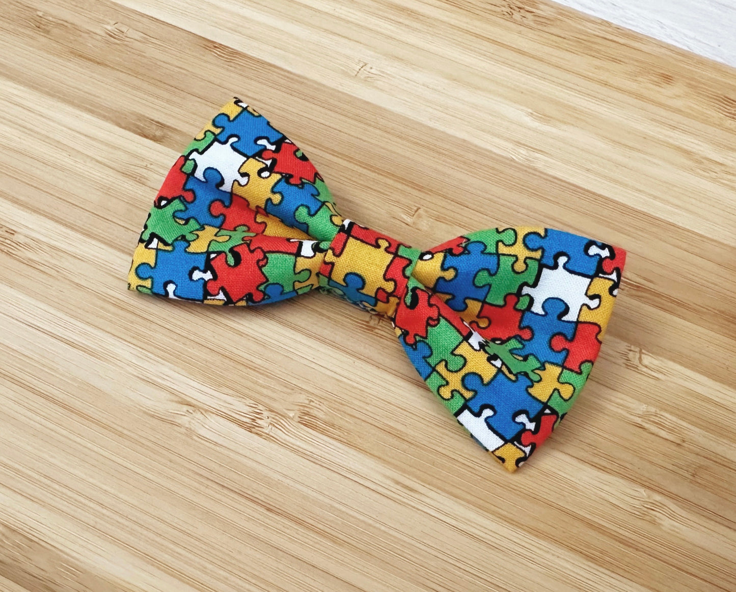 Puzzle Pieces Bow Tie