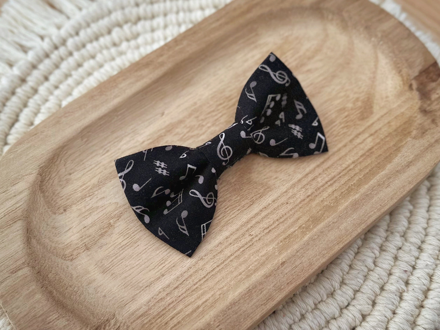 Black Music Bow Tie
