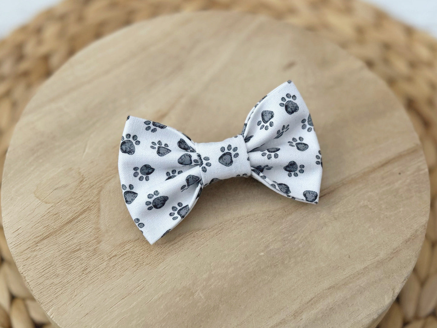 Paw Print Pet Bow Tie