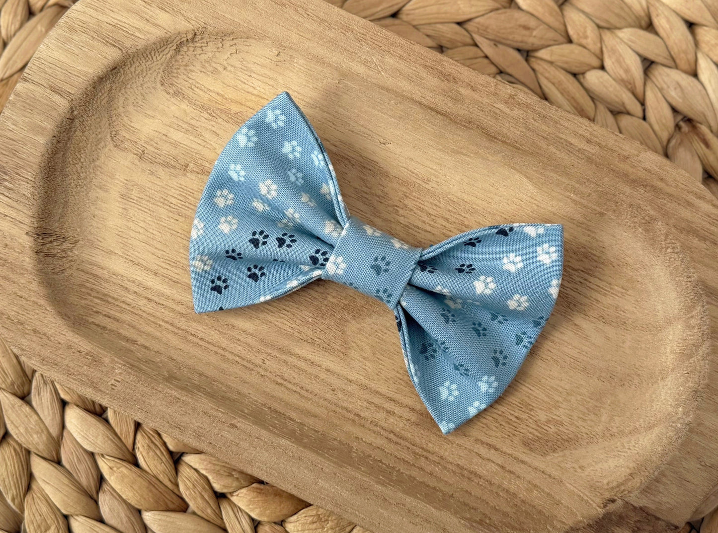 Paw Print Pet Bow Tie