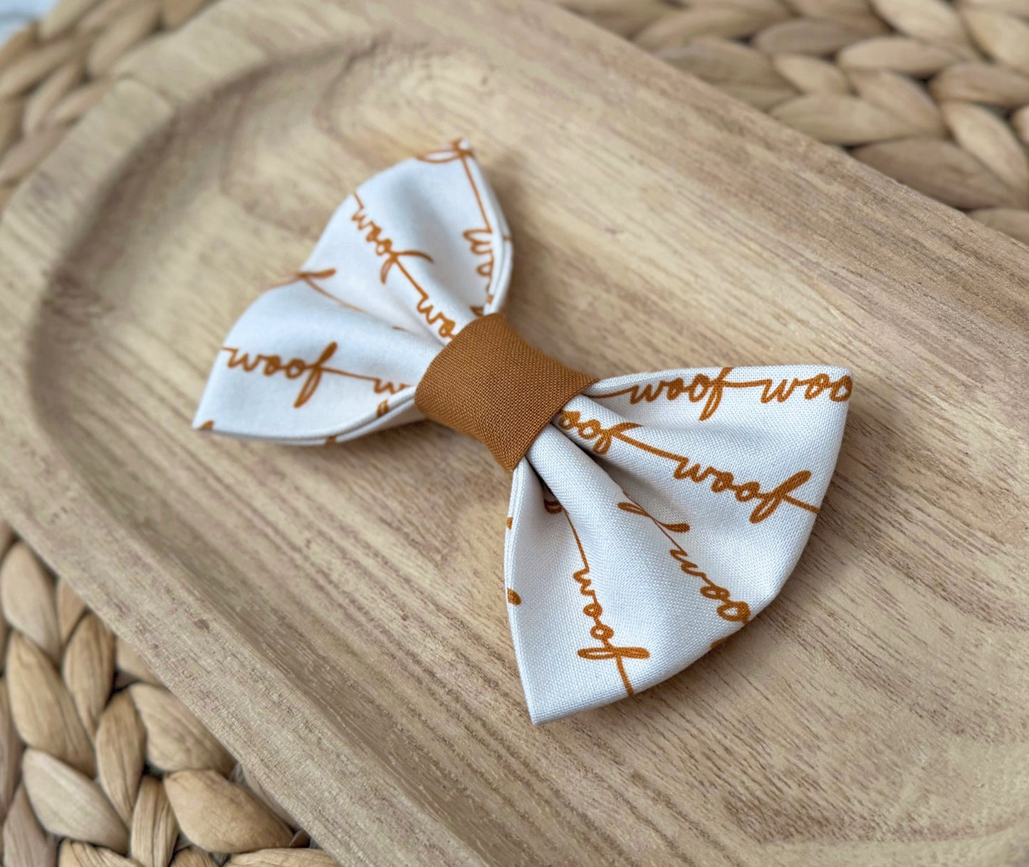 Woof Print Pet Bow Tie
