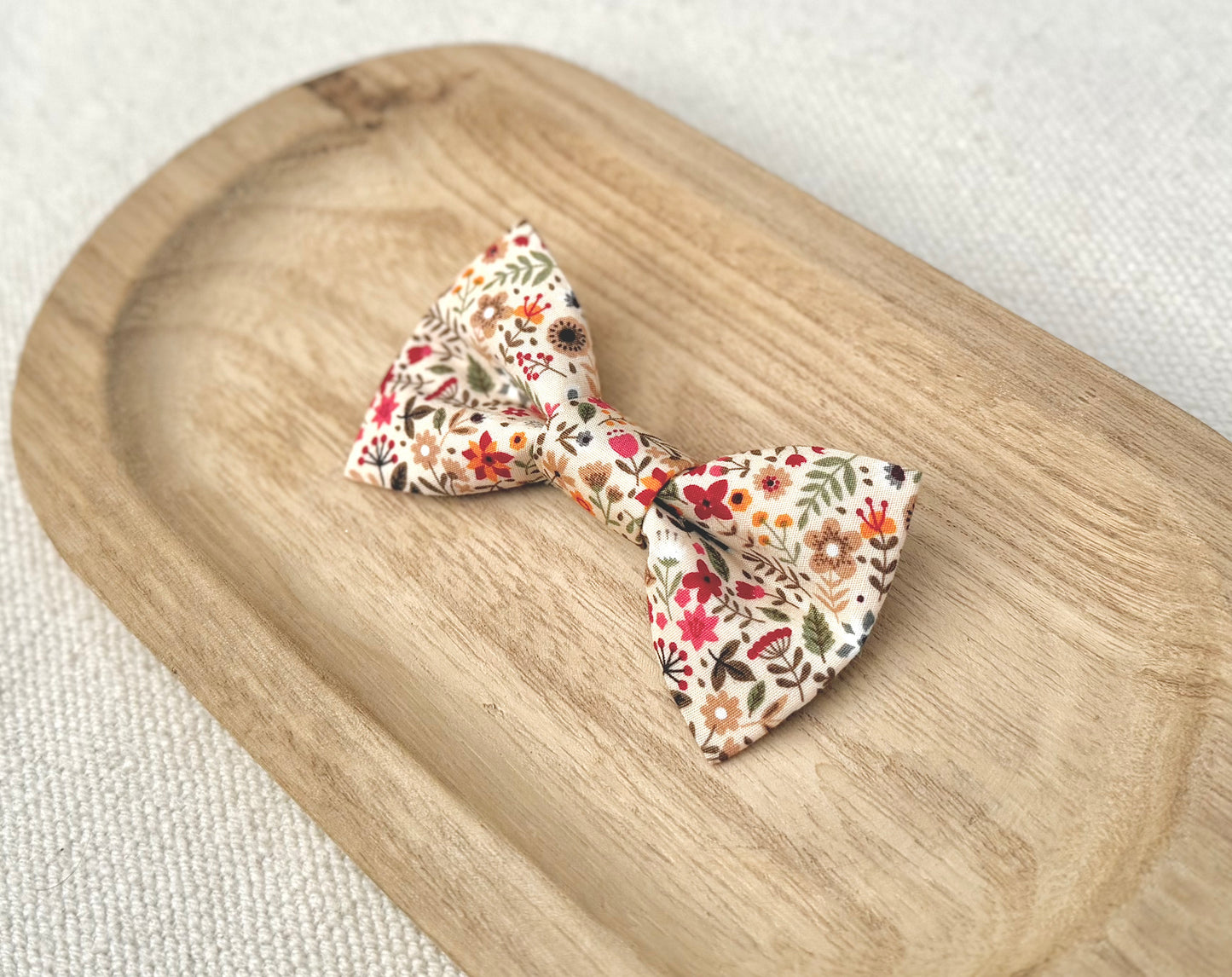 Boho Floral Bow Tie