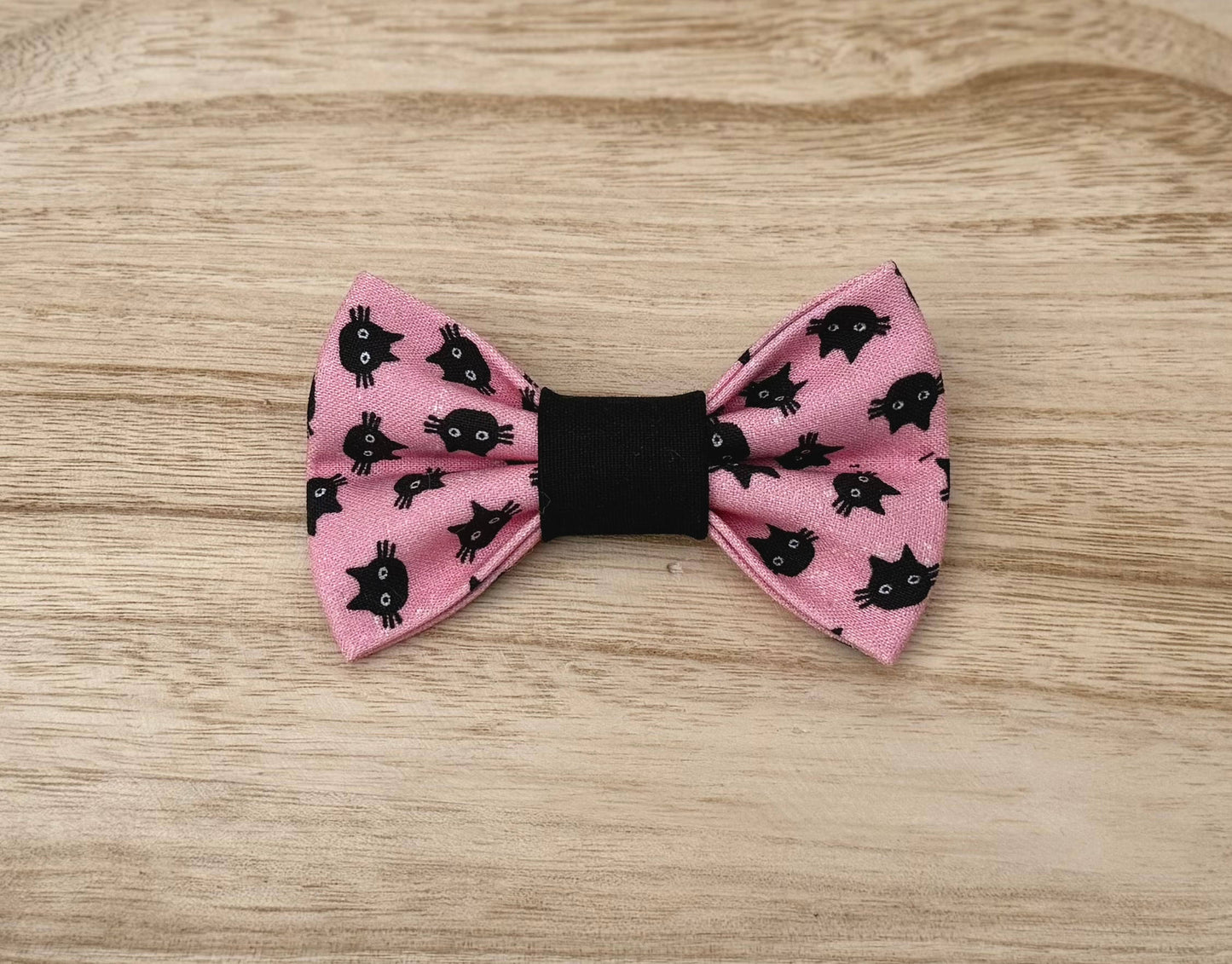 Cat Face Print Pet Bow Tie